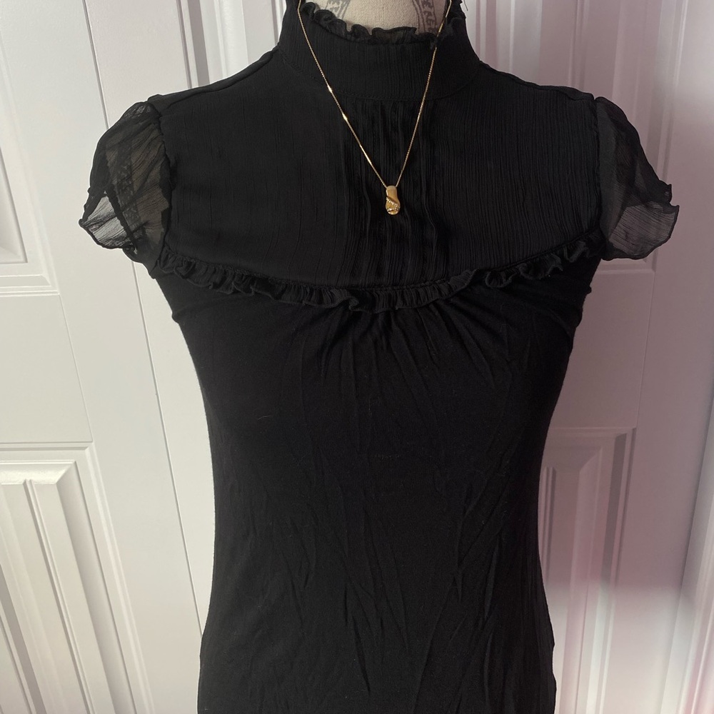 Elegant Black Women's Top: SOLD